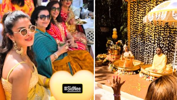भाई के हल्दी फंक्शन में झूम-झूम के नाचीं प्रियंका चोपड़ा, गल्लां गूड़ियां गाने पर थिरके मेहमान, देखें PHOTOS