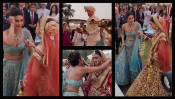 Inside Videos: प्रियंका चोपड़ा ने उतारी भाभी नीलम की नजर, दुल्हन की खूबसूरती निहारती रह गई नीता अंबानी