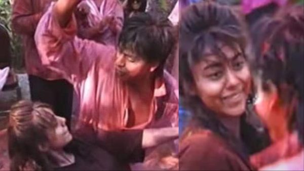 जब होली में सबके सामने गौरी संग रोमांटिक हो गए Shah Rukh Khan, सबके सामने रंगीन पानी के टब में फेंका!