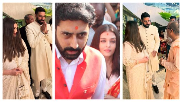 अभिषेक बच्चन को लेकर वृंदावन धाम पहुंची ऐश्वर्या राय? पुजारी जी संग सामने आई ऐसी ऐसी तस्वीरें