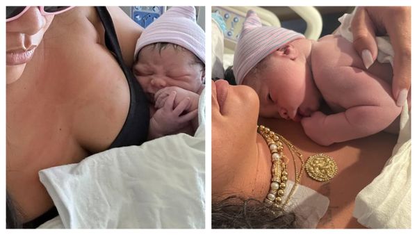 डिलीवरी रूम से एक्ट्रेस ने न्यू बॉर्न संग शेयर की तस्वीरें, भड़के लोग बोले- नाखून तो काट लेती बच्चे को...