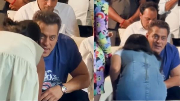 Salman Khan को देखते ही औरतों ने घेरा और फिर लगीं एक्टर के पैर छूने, आनन-फानन में...