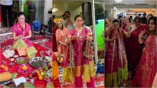 विजय वर्मा संग ब्रेकअप के बाद माता की भक्ति में लीन दिखीं तमन्ना भाटिया, जमकर किया डांस