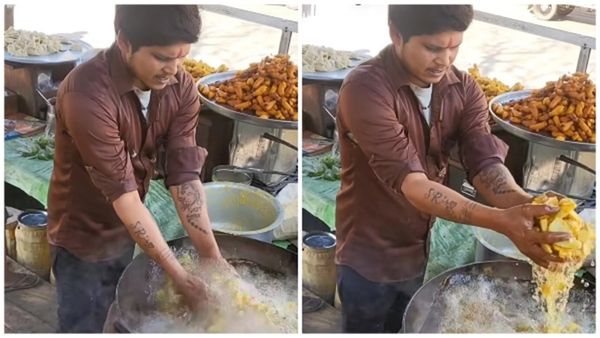 Viral Video: 'नर्क में दिक्कत नहीं होगी...', शख्स ने खौलते हुए तेल में डाले हाथ, वीडियो देख कांप जाएगी रूह