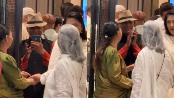 फोटो खिंचवाने आई बुजुर्ग महिला का Jaya Bachchan ने गुस्से में झटका हाथ, कपल ने हाथ जोड़कर मांगी माफी