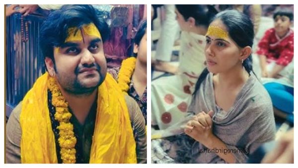 30 साल की जया किशोरी का 27 साल के इंद्रेश उपाध्याय ने थामा हाथ, ले पहुंचे राधावल्ल्भ मंदिर और...