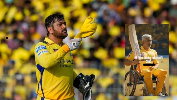 व्हीलचेयर पर बैठकर बैटिंग करने आए MS Dhoni? आईपीएल के बीच ऐसी हालत देख टूटे फैंस के दिल, ये है सच्चाई!