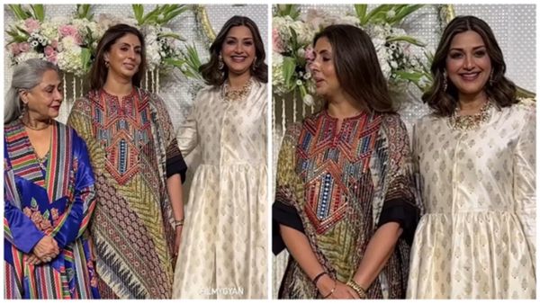 Viral Video: बेटी श्वेता संग पैपराजी को पोज़ दे रही थी जया बच्चन, Sonali Bendre के आते ही काट लिया रस्ता!