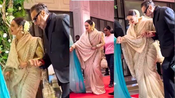 चेहरा है जवान पर नहीं दे रहा शरीर साथ! 70 की उम्र में रेखा ने पहनी हील्स, फिर लेना पड़ गया सहारा, VIRAL