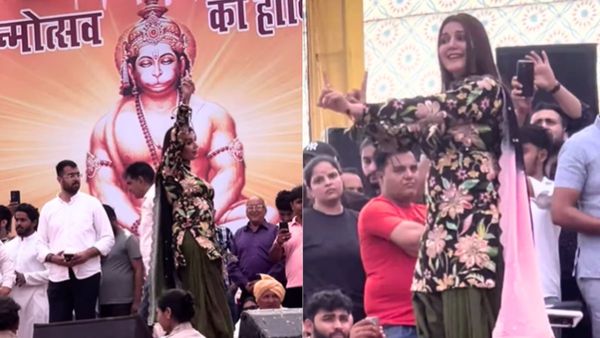 हनुमान जी के पोस्टर के आगे सपना चौधरी ने कर दिया इस गाने पर डांस, भड़के लोग बोले- अभी के अभी माफी मांगो...