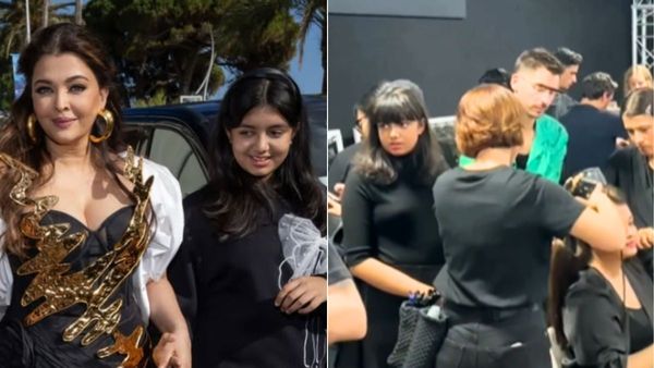 Cannes में मम्मी Aishwarya Rai के लिए अकेले ही भाग-दौड़ करती दिखीं आराध्या, VIDEO देख लोग बोले- बेटी हो तो ऐसी