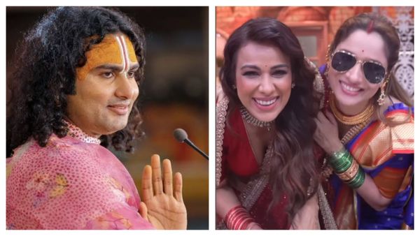 अनिरुद्धाचार्य के पास पहुंचीं अंकिता लोखंडे-निया शर्मा? अजीब हरकतें देख बाबा ने लगा दी फटकार!