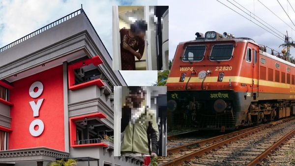 कपल ने चलती ट्रेन के टॉयलेट को बनाया OYO रूम, दरवाजा पीटती रही बाहर खड़ी महिला, लेकिन अंदर...