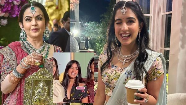 नीता अंबानी के साथ मिलकर खिलखिला रहीं थीं राधिका मर्चेंट, हंसी देख ऐसा था ननद ईशा अंबानी का रिएक्शन!