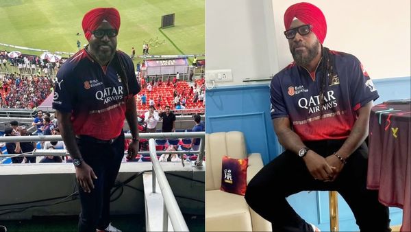 IPL 2025: बैंगलोर की जर्सी पहनकर पंजाब को सपोर्ट करने लगे Chris Gayle, अनोखा कॉम्बिनेशन देखकर लोग हुए हैरान