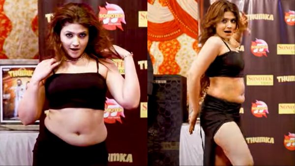 Haryanvi Dancer गोरी नागोरी ने हॉट ब्लैक कपड़ों में लगाए जोरदार ठुमके, लटके-झटके देखकर भीड़ हुई बेकाबू!