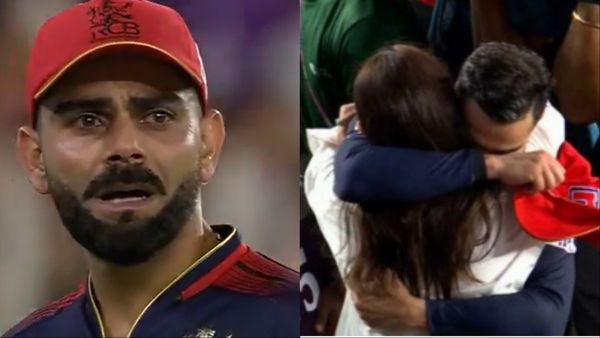 RCB के जीतते ही खुशी के मारे रो पड़े विराट कोहली, भागकर अनुष्का शर्मा अपने पति के लग पड़ीं गले