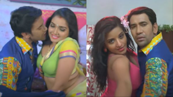 Bhojpuri Song: घरवाली-बाहरवाली के चक्कर में फंसे निरहुआ, एक का देसी ठुमका मजेदार तो दूसरी का...