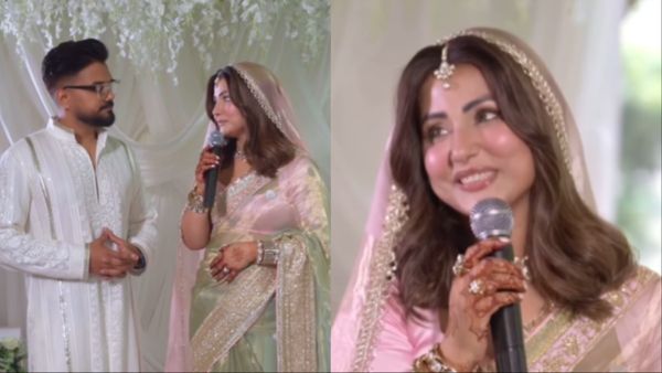 Hina Khan की शादी से वीडियो आया सामने, नम आंखों के साथ पति रॉकी जायसवाल से किए कई वादे