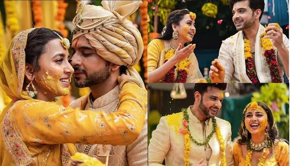 Karan Tejasswi Wedding: करण कुंद्रा तेजस्वी प्रकाश की शादी की रस्में शुरू? हल्दी में किया खूब रोमांस!