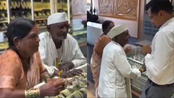 Viral Video: बुजुर्ग पहुंचा पत्नी के लिए मंगलसूत्र लेने, पैसे कम पड़े तो दुकानदार ने किया ऐसा काम कि...
