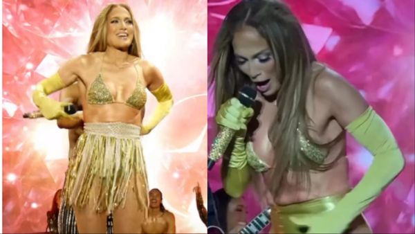 मजे से गाना गा रही थीं Jennifer Lopez, अचानक स्टेज पर ही सबके सामने उतर गई स्कर्ट और फिर...