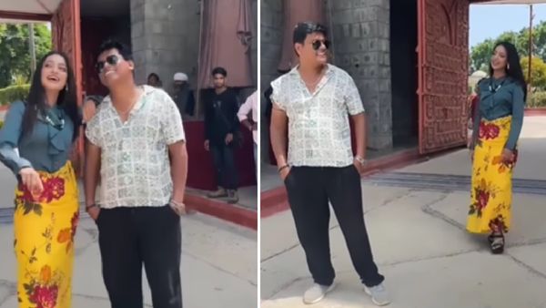 महाकुंभ की मोनालिसा का बेहद रोमांटिक वीडियो वायरल, शूटिंग के दौरान कर रहीं थीं ऐसी हरकतें?