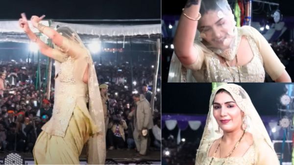 Haryanvi Song: सपना चौधरी ने जमा दी महफिल, 'पानी छलके' गाने पर मुंह में पल्लू दबा किया कमरतोड़ डांस