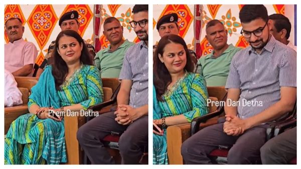 बराबर में बैठे हैंडसम अधिकारी को देख टीना डाबी ने की ऐसी हरकत, लोगों को याद आए अतहर आमिर के दिन