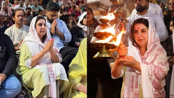 पति नहीं, कुक संग ऋषिकेश पहुंचीं Farah Khan; पहली बार की गंगा आरती, भक्ति में डूबीं कोरियोग्राफर