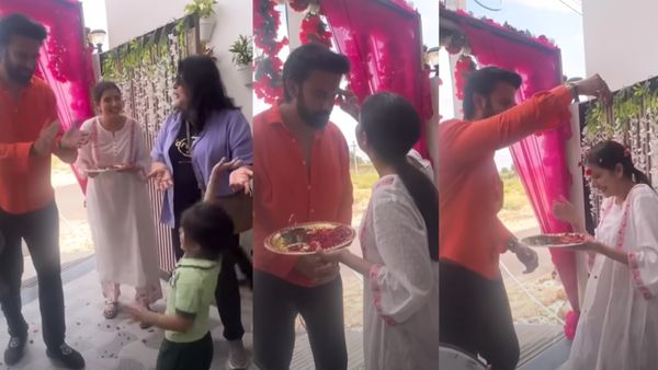 चारू असोपा के घर बीकानेर पहुंचे राजीव सेन, एक्ट्रेस ने किया ग्रैंड वेलकम, एक्स पति ने बरसाए फूल, Full Video