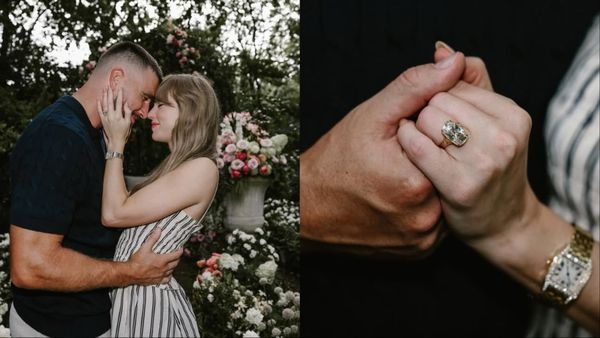 Taylor Swift की उंगली में दिखी चमचमाती रिंग, ट्रैविस केल्स से की सगाई का ऐलान