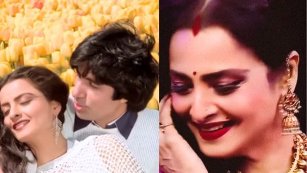 VIDEO: अमिताभ बच्चन का नाम सुनते ही शर्म से लाल पीली हुई रेखा, नेशनल चैनल पर जुबां पे आ गई दिल की बात