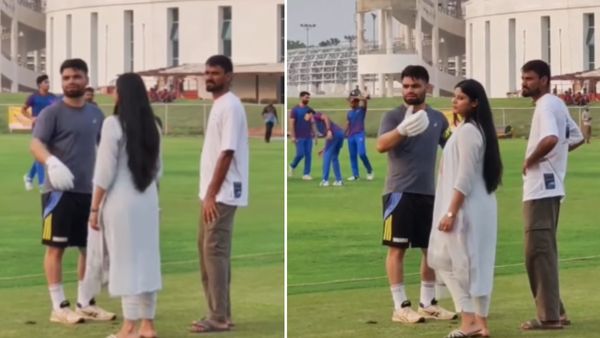 विराट- अनुष्का हुए पुराने, क्रिकेट के मैदान पर पहली बार दिखी रिंकू सिंह और प्रिया सरोज की जोड़ी, Video
