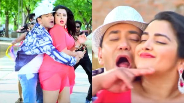 Bhojpuri Video: निरहुआ ने खुल्लम-खुल्ला आम्रपाली दुबे को भरा बाहों में, फिर जो किया उसे देख हैरान रह गए लोग...