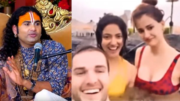 पाटनी सिस्टर्स का ऐसा पूल वीडियो देख दंग रह गए लोग, याद आया अनिरुद्धाचार्य का बयान, बोले- उन्होंने सही कहा था