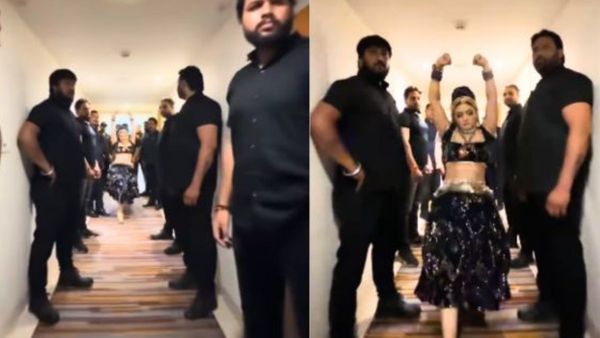 गोरी नागोरी ने अपने बॉडीगार्ड्स के सामने किया ऐसा डांस, वीडियो देख लोग कर रहे थू-थू...