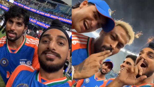 Asia Cup 2025- अर्शदीप सिंह ने इंडियन प्लेयर्स के साथ मिलकर बनाया पाकिस्तानी खिलाड़ियों का मजाक? Funny Videos