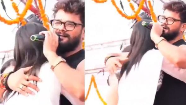 खेसारी लाल यादव का आपत्तिजनक वीडियो वायरल, लड़की को गले लगाकर बोले- ये छोटी है लेकिन इसका कुछ भी...
