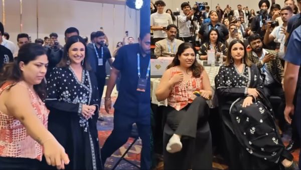 प्रेग्नेंसी अनाउंसमेंट के बाद पहली बार पब्लिकली नजर आईं Parineeti Chopra, भारी अनारकली सूट में छिपाया बेबी बंप
