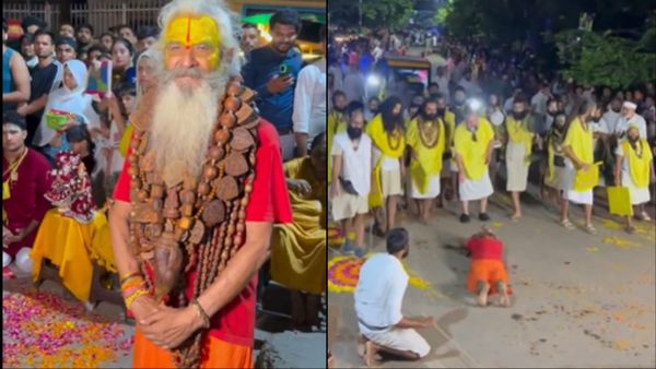 Premanand Maharaj का बेसब्री से इंतजार कर रहे थे एक बूढ़े संत, देखते ही चरणों में जा गिरे, फिर जो हुआ...