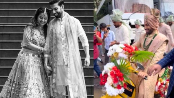 स्कूटर से बारात लेकर पहुंचें अविका गौर के होने वाले पति, सड़क पर बारातियों को रोक किया फुल एनर्जी डांस