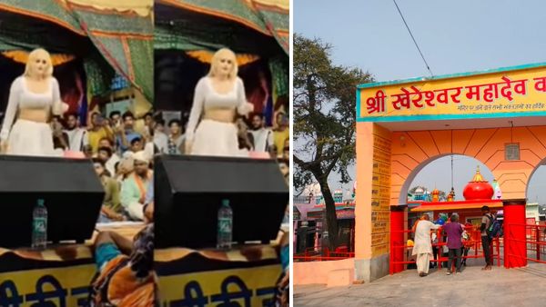 VIRAL VIDEO- मंदिर परिसर में रशियन डांसर से करवाया डांस? शर्मनाक वीडियो देख भड़के हुए हैं लोग!