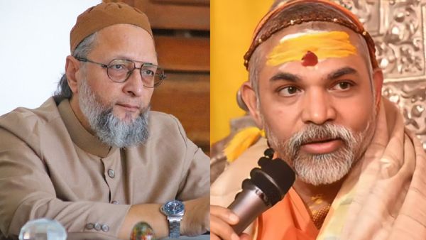 असदुद्दीन ओवैसी से हाथ मिलाएंगे शंकराचार्य स्वामी अविमुक्तेश्वरानंद? वीडियो ने काटा बवाल, दिया ये बयान
