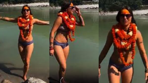Full Video- गंगा में आस्था की डुबकी लगाती बिकिनी वाली महिला का वीडियो वायरल, चिल्ला चिल्ला कर लगाए जयकारे