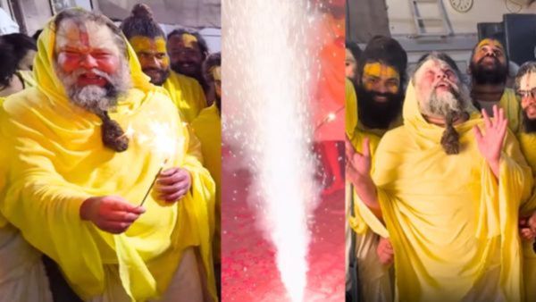 दीवाली पर रंगबिरंगी लाइटें देख बहुत खुश हुए प्रेमानंद महाराज, आश्रम से बहार निकलते ही छोड़े पटाखे, FULL VIDEO
