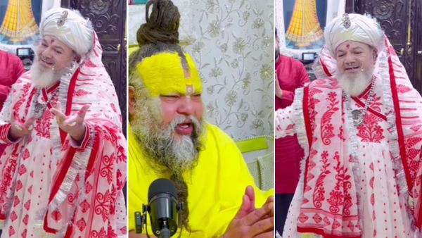 प्रेमानंद महाराज के सामने नाचने लगा ये शख्स, महिलाओं की वेशभूषा में नजर आए बुजुर्ग का वीडियो वायरल