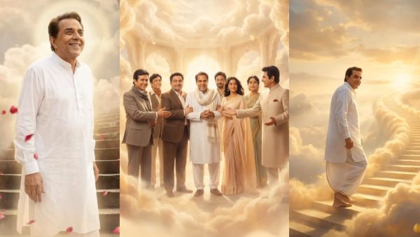 Dharmendra AI Video: स्वर्ग से सामने आया धरम पाजी का वीडियो, दिलीप कुमार ने ऐसे किया वेलकम!