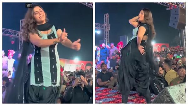 Haryanvi Song: स्टेज पर चढ़ते ही सपना चौधरी करने लगीं ऐसा डांस, नजारा देखते ही फटी रह गईं लोगों की आंखें