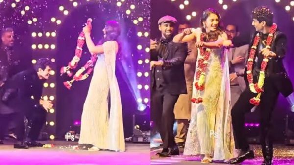 Sangeet Video : संगीत में स्मृति पलाश ने लगाए चार चांद, शादी से पहले ही वरमाला पहना यूं बयां किया प्यार...
